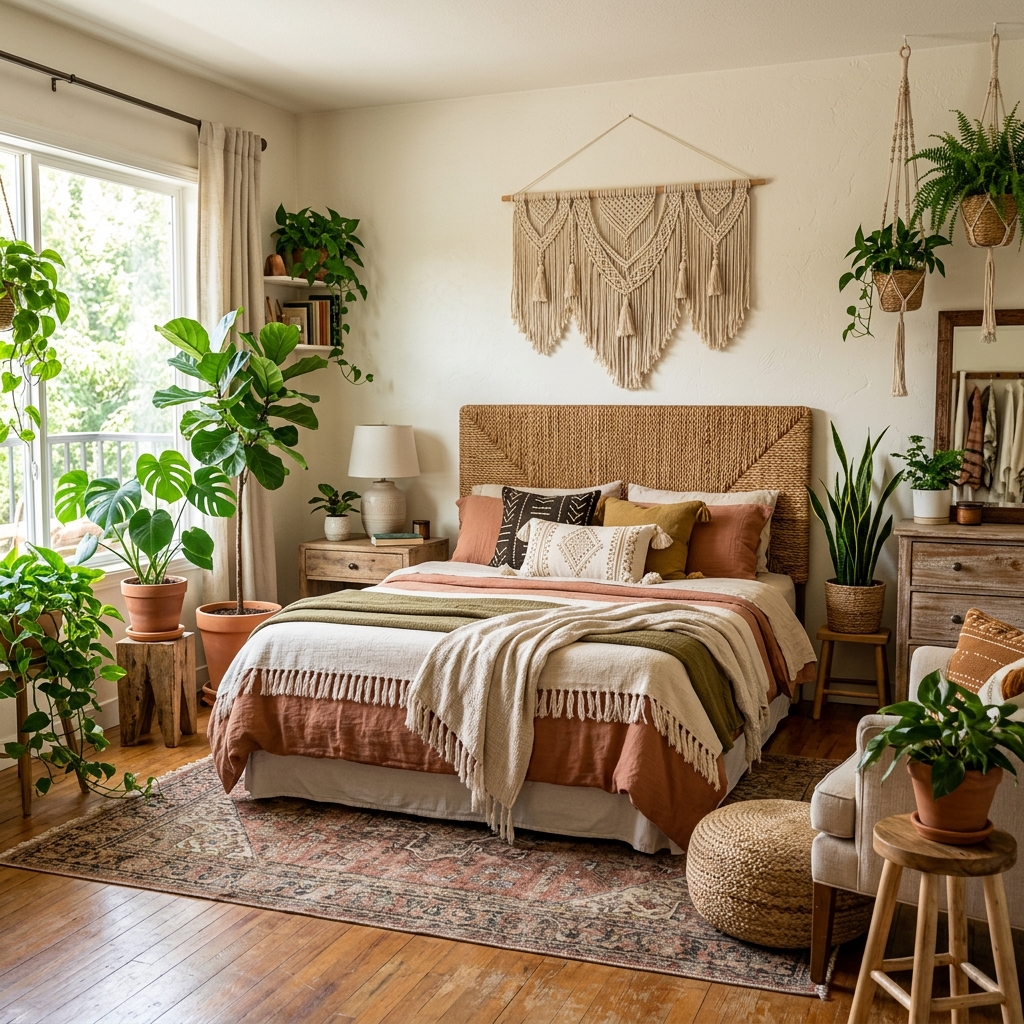 Dormitorio Boho
